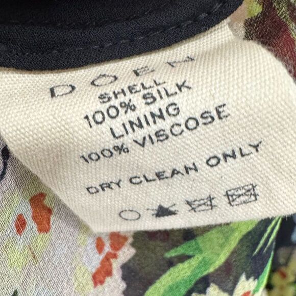 NWT DOEN Elizabeth Silk dress in Meadow Mirage - Picture 10 of 11